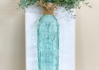 Glass Bottle Wall Sign