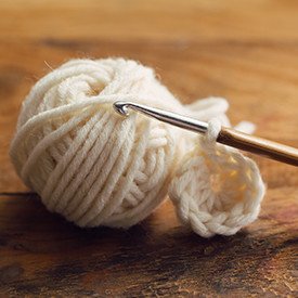 Crochet classes at Mangelsen's